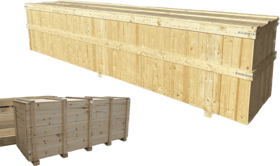 Custom wooden crates and shipping boxes